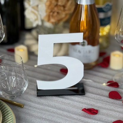 Table Number Sign - Customizable - Design 4